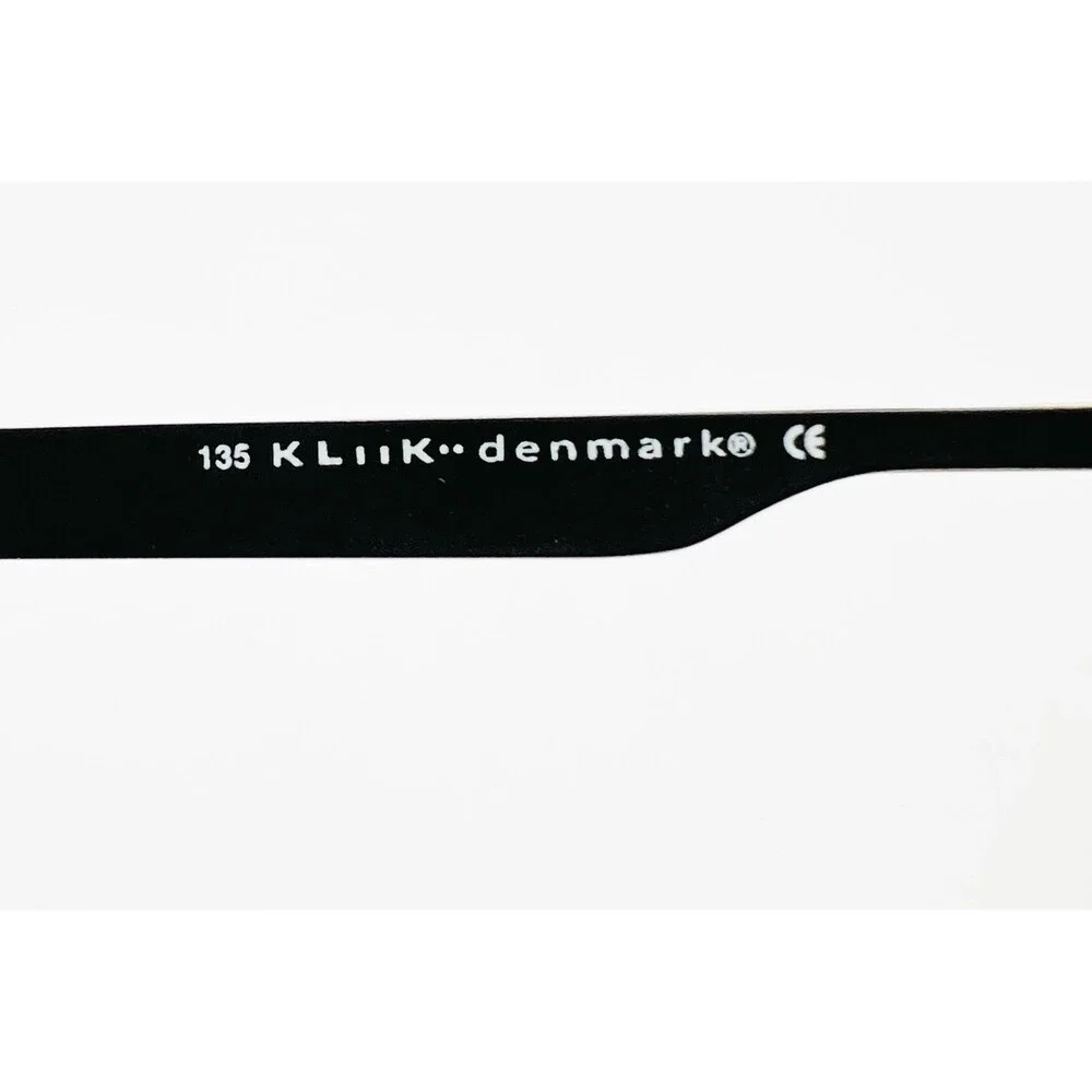 Kliik Eyeglass Frames Womens Black Rectangular Denmark 516 125 49-18-135
